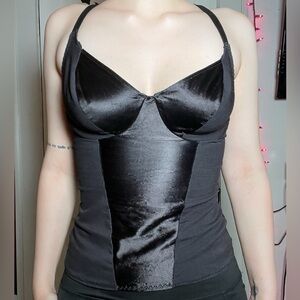 Satin Shapewear / Corset Top